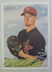 Roy Oswalt, 2002 Bowman Heritage Real One Autograph BHA RO Houston Astros, Topps - Picture 1 of 9