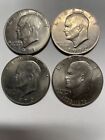 A (Lot of 4) "IKE" DOLLAR U.S. Coins 1971D, 72, 72D & 76 Avg. Circulated #7