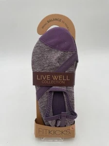 LIVE WELL Collection: Fit Kicks LARGE - Purple 8.5-9.5 - Picture 1 of 5