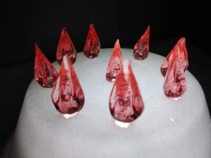 25 große rosa Diamant Glitzer Glühbirnen Keramik Weihnachtsbaum Lichter * 1/8 Zoll Stamm* - Bild 1 von 6