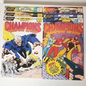 Champions #1-6 ENTIRE MINI SERIES Eclipse Comics  1986 NM - Picture 1 of 8