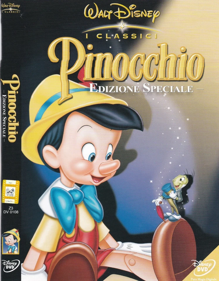 Pinocchio (Disney Edizione Speciale Fullscreen DVD) (Region 2) Inglese, Italiano - Image 1 of 2