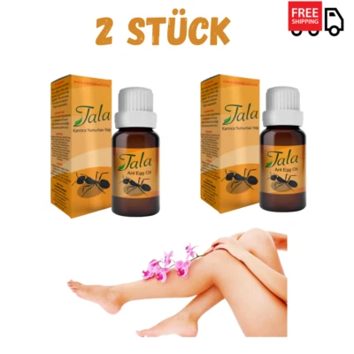 Tala Ameisen Ei Öl Ameisenöl Ant Egg Oil Haarentfernung, hair removal 2 Stück