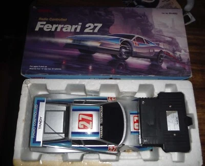 Vintage Tandy Radio Controlled Ferrari 27 Remote Control Car Boxed Free Postage - Image 1 of 2