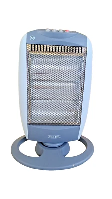 IDEAL STRAR Stufa Alogena Oscillante Slim con Base IDEAL STAR Tre Selezioni da 400-800-1200W