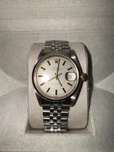 Rolex Datejust 1601 Silver Jubilee Bracelet with Silver Bezel 1973 - Picture 1 of 3
