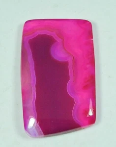 88Cts. Ágata de ónix teñida forma elegante cabujón piedra preciosa suelta 28X48MM B185 - Imagen 1 de 9