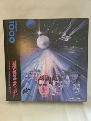 Rompecabezas Springbok de la película Star Trek 1993 1000 piezas bolsa sellada vintage Foto 1 de 4