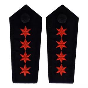 Hombro 4 estrellas rojo (FW Sajonia) Mauptbrandmeister con subsidio - Imagen 1 de 1