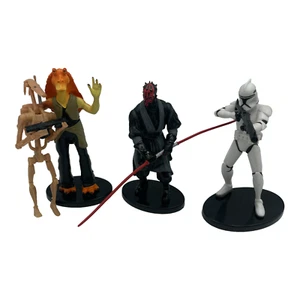 x4 3.75" Star Wars Action Figure Lot Hasbro Figures 2010 Disney - Imagen 1 de 1