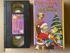 VHS VIDEO Christmas with the Simpsons - PAL  Pre owned  