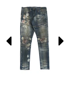 Crysp denim straight fit blue jeans size 44 - Picture 1 of 2
