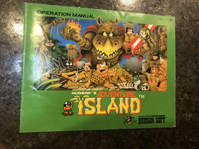 ADVENTURE ISLAND ORIGINAL INSTRUCTION MANUAL GAME BOOK NINTENDO NES HQ