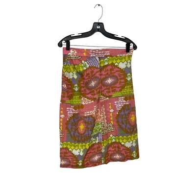 Falda recta y lápiz Trina Turk para mujer talla 2 rosa estampada playa nueva sin etiquetas Foto 1 de 4