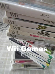 Nintendo Wii Games Very Good Condition Tested Working Multi Listing - Picture 1 of 159