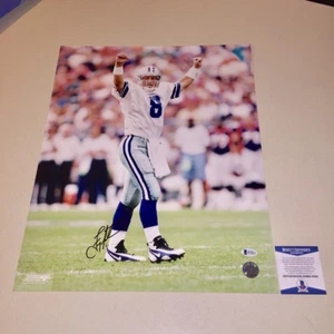 TROY AIKMAN signed autographed 16x20 DALLAS COWBOYS HOF BECKETT BAS COA B75813 - Picture 1 of 2