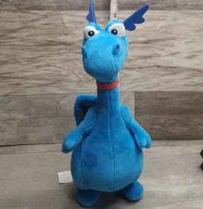 Disney Doc McStuffins Stuffy Blue Dragon 9" Tall Plush Stuffed Toy Just Play EUC - Picture 1 of 8