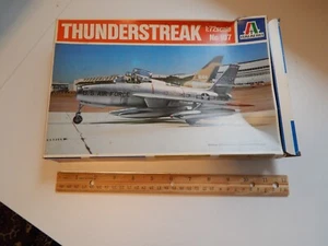 Vintage 1/72 Italaerei Thunderstreak Kit # 107 kostenloser Versand siehe Bilder - Bild 1 von 4