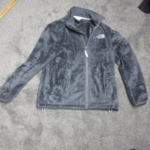 The North Face Osito Sweater Womens Medium Gray Fleece Lightweight - Picture 1 of 16