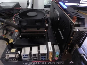 Ryzen 7 MSI B550m 32gb Fury 8gb R9 390 750w Rosewill Fortress 2tb Gaming LOT - Picture 1 of 10