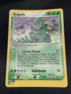 Sceptile - 11/109 Ruby & Sapphire Holo Rare Pokemon - MP - Image 1 of 4