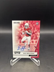 2020 Panini Playoff Eno Benjamin Rookie Auto Arizona Cardinals #258 - Picture 1 of 2