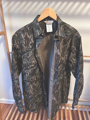 VTG Carhartt Shirt Men’s Large Camo Mossy Oak Treestand Rugged Outdoor Union USA - Image 1 of 4