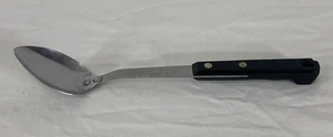Vintage Trauzeugin 11" Edelstahl kleiner Kochlöffel schwarzer Griff - Bild 1 von 10