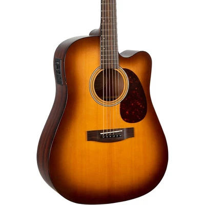 Mitchell Solid Spruce Top Dreadnought Mahogany Acoustic-Electric Guitar Edg Brst - Image 1 of 4