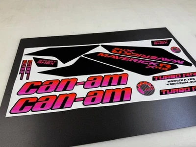 Can-Am Maverick X3 Turbo RR Vinyl Decal Kit Custom Sticker Set Canam X3 Graphics - Image 1 of 4