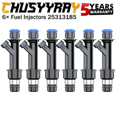 6x Inyectores de combustible para Chevy Trailblazer GMC Envoy 4,2 L 2002 2003 2004 25313185 Foto 1 de 4