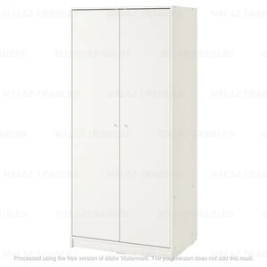 Ikea Kleiderschrank weiß 2-türig 79x176cm Schlafzimmer Aufbewahrung Möbel Schrank Organizer - Bild 1 von 6