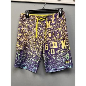 Nike 6.0 Board Shorts Multi Colored Swim Trunks Boys size 12 pockets - Picture 1 of 7