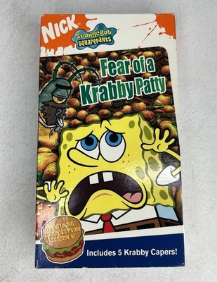 Spongebob Squarepants - Fear of a Krabby Patty VHS 2005 - Image 1 of 4