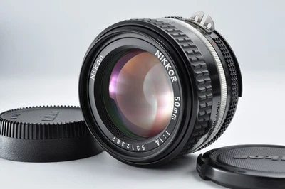 Nikon AIS Ai-S NIKKOR 50mm F/1.4 MF Standard Prime Camera Lens Japan By DHL #145 - Image 1 of 4