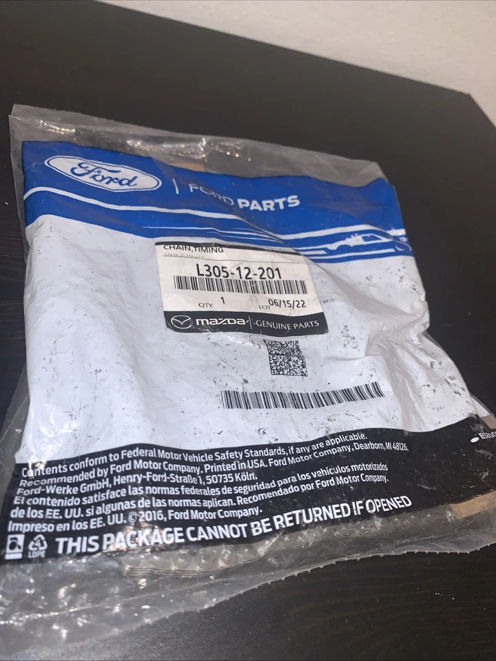 Cadena de distribución genuina Mazda L305-12-201 Foto 1 de 2