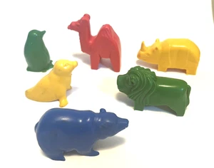 6 giocattoli da bagno vintage anni 80 vasca di Critter Discovery Toys made in West Germany - Foto 1 di 5
