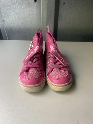 Sanrio Hello Kitty Niños Rosa Alto Top Lona Tenis Zapatos Nuevos Talla 7 Nuevos Foto 1 de 3
