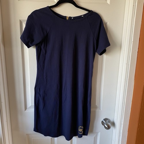 Abito Michael Kors blu navy manica corta zip dietro mini medio?