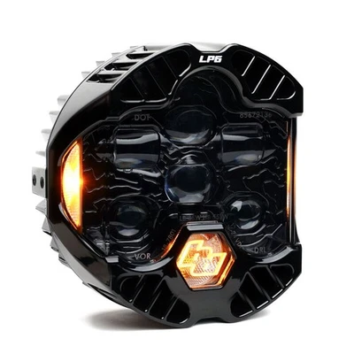 Baja Designs DOT LP6 LED Auxiliary Light Pod Amber DRL Single Pod No Harness - Image 1 of 2