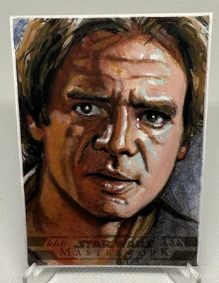 2024 Topps Star Wars Masterwork Han Solo Sketch by Steve Alce - Image 1 of 2