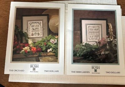 The Herb Garden & The Orchard Cross Stitch Patterns Shepherd’s Bush W/Fabric - Image 1 of 4