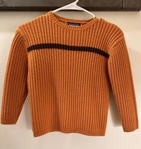 Vintage Patagonia Boys Youth Pullover Sweater Orange Wool Blend Size 7/8 - Picture 1 of 4