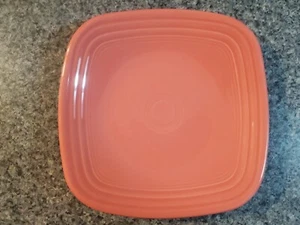 Fiesta Flamingo Square Luncheon Plate 9" RETIRED EUC - Picture 1 of 4