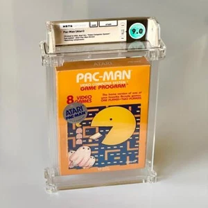 WATA GRADED Atari 2600 Pac-Man Game Cartridge 1982 9.0 CIB - Picture 1 of 6