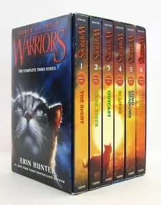 Complete Box Set 1-6 WARRIORS POWER OF THREE Erin Hunter PB VGC L2 - Imagen 1 de 4
