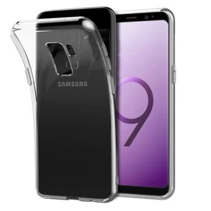Etui na telefon komórkowy do Samsung Galaxy S9 Plus Futerał ochronny Backcover Bumper Przezroczyste - Zdjęcie 1 z 5