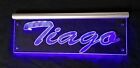 Tiago LED Namenschild Wunschname Trucker Schild personalisiert Thiago Santiago