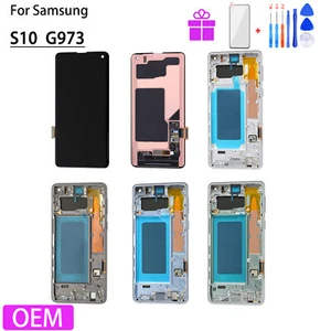 Best OEM OLED LCD Display Touch Screen Replacement For Samsung Galaxy S10 G973 - Picture 1 of 18