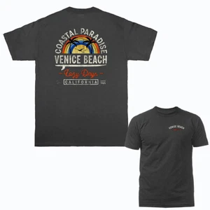 Camiseta gráfica Coastal Paradise Venice Beach California Los Ángeles - Imagen 1 de 13